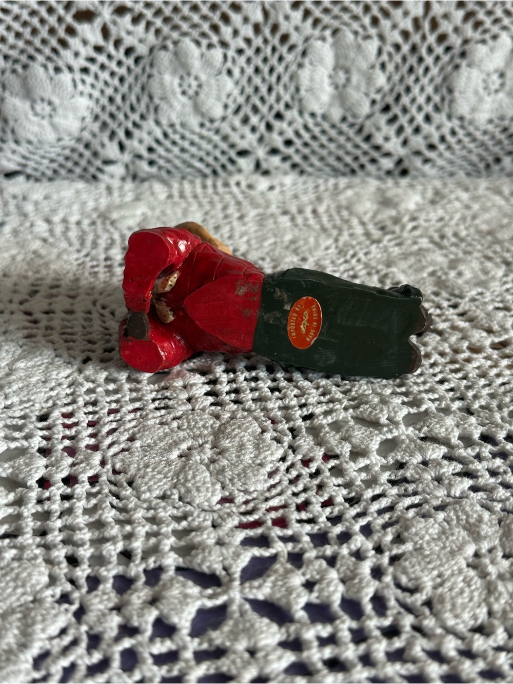 Vintage Lepco Ceramic Figurine Boy with Tan Hat - Home Art Ceramic Accent - Picture 6 of 6
